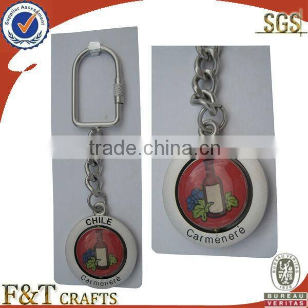 make your own keychain with custom cool design alloy peace sign printing logo