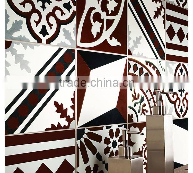 200*20mm brown color mexican kitchen wall tile rustic kitchen tile