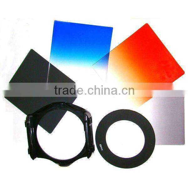 Grad Square Color Filter,Blue Orange,red,green,yellow