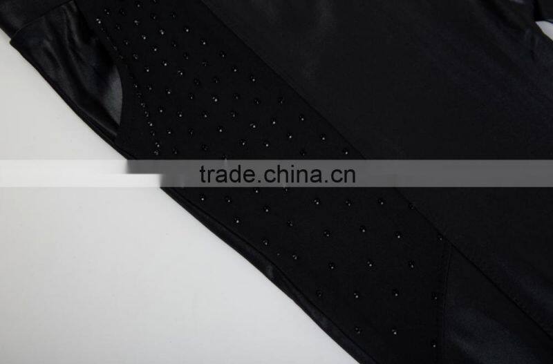 2015 New Fashion Hot Sexy Zippered Leather Pants