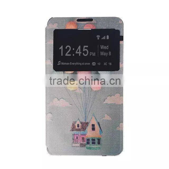 PU Plastic Printed Back Cell Phone Case For SONY E4
