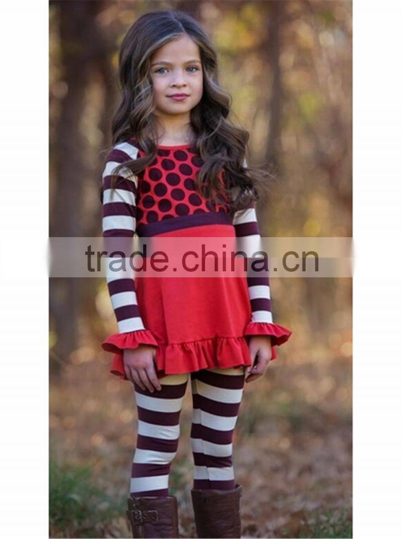 china cheap wholesale baby girl triple ruffle rugby clothes