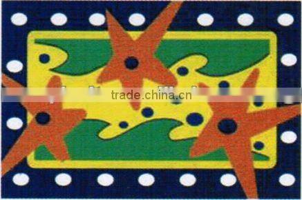 prayer mat colorful pattern decorative printed nylon prayer mat with latex backing