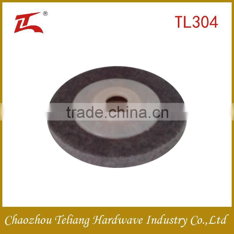 Flap wheel with shaft for stainless steel polishing materials