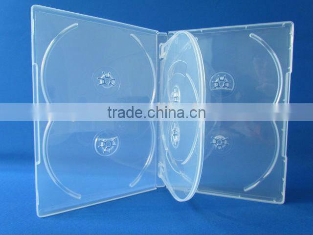 factory sale different packing! single tray and double tray 14MM DVD case