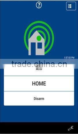 Wireless IP Cloud Home Alarm Controlled By Phone Cloud Platform