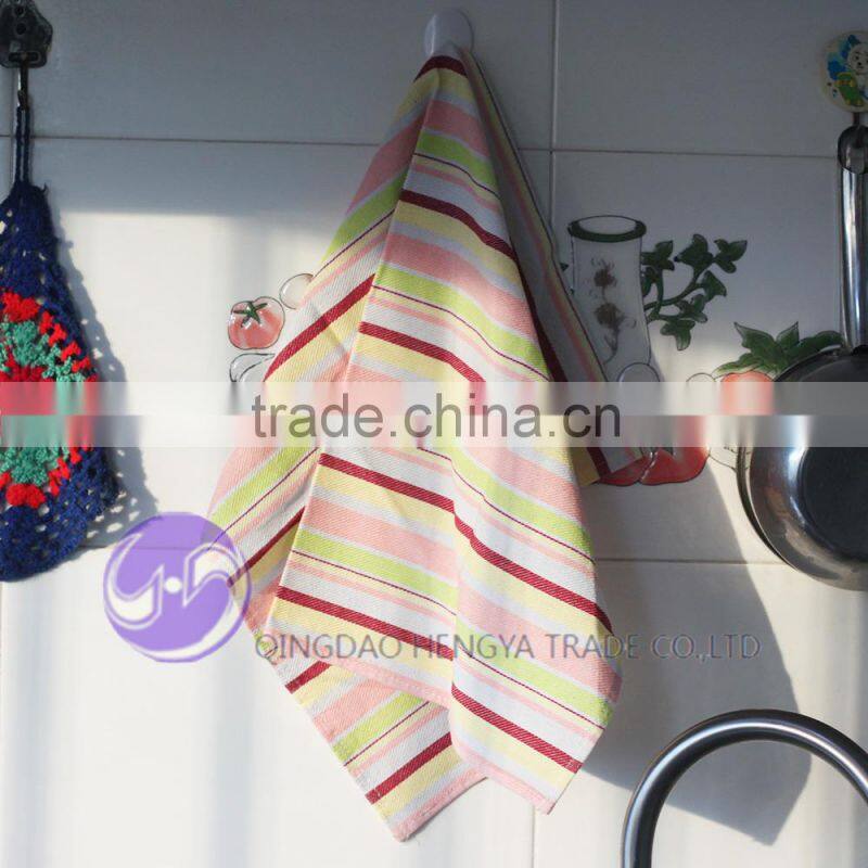 wholesale custom cheap plain white cotton tea towel
