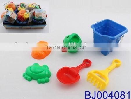 7pcs Deluxe Plastic Sand toy Big Beach Toy playset for Kids