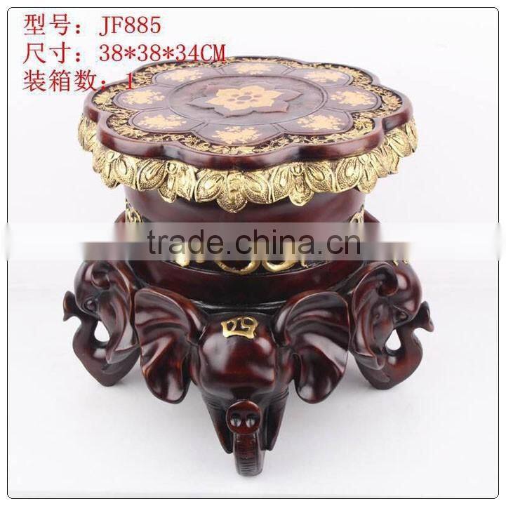 Middle size resin fingerhut elephant stool display