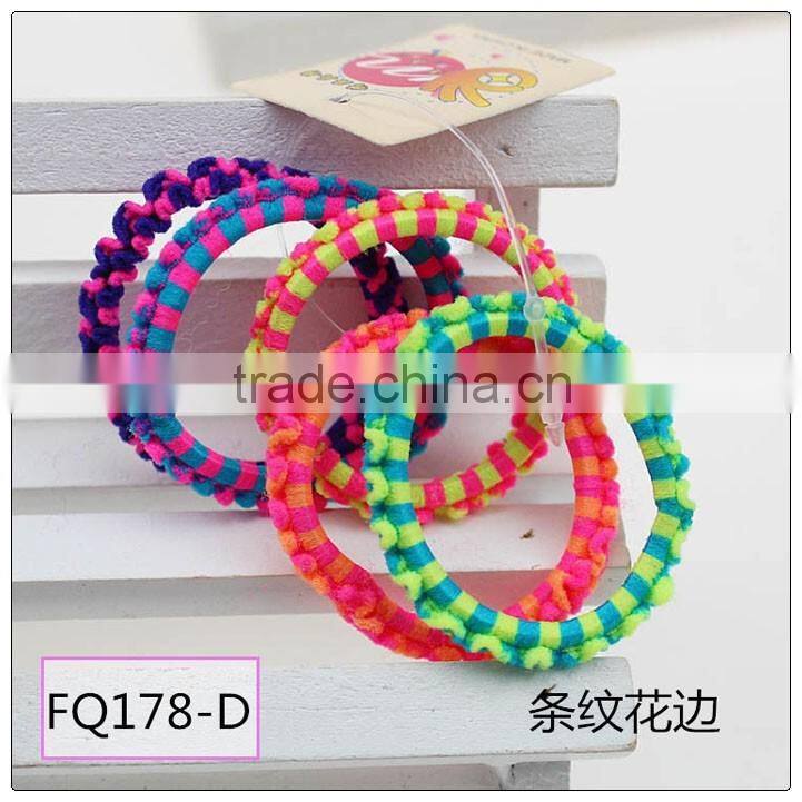 Kid's elastic hair bands, ponytail holders