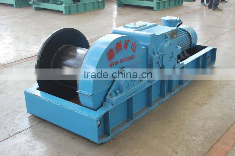 hydraulic electric pulling winch