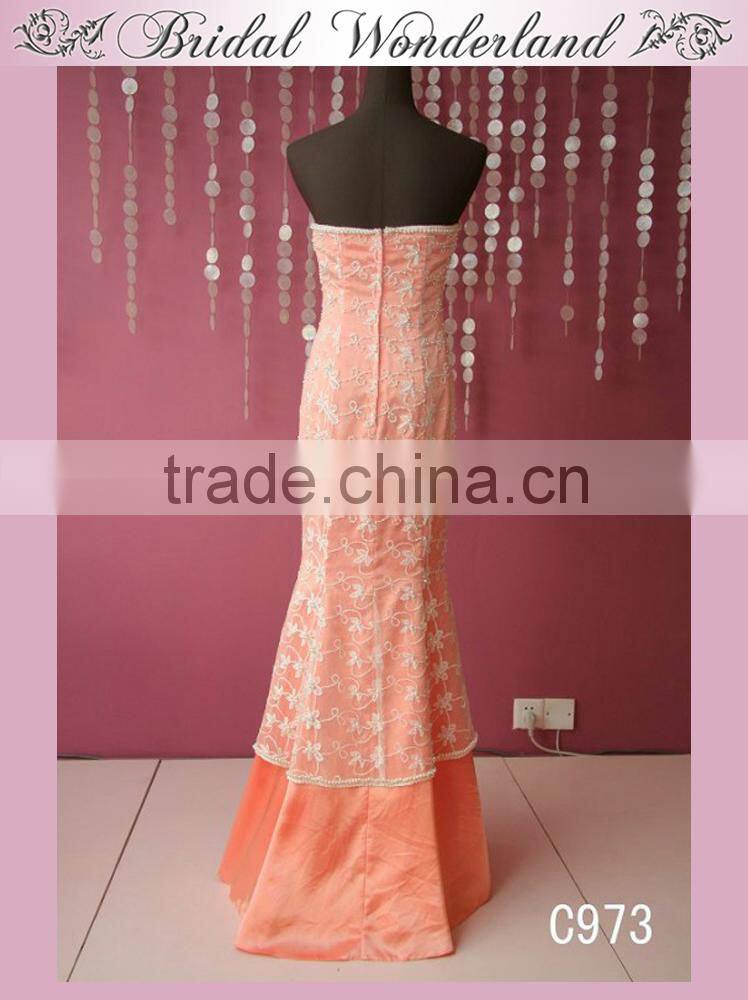Selmon lace and chiffon mother of bride dress