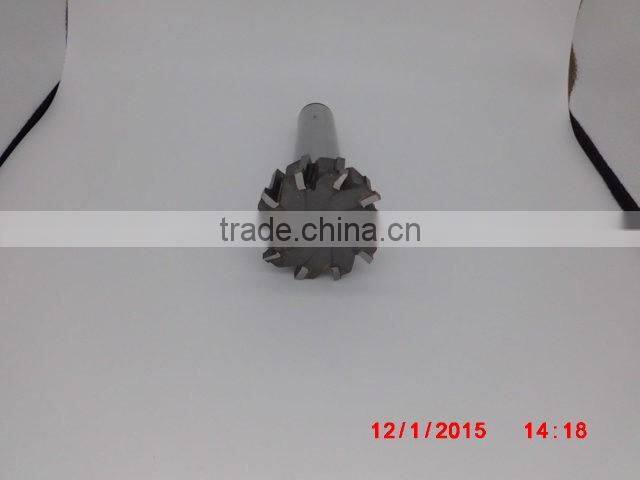 T-slot milling cutter with R angle