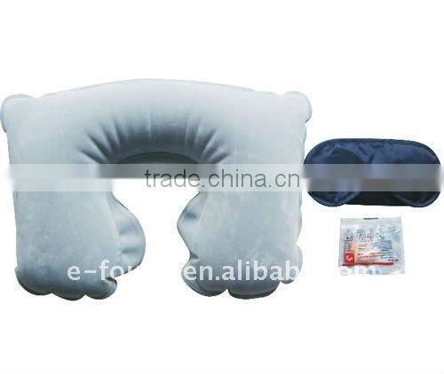 inflatable velvet pillow
