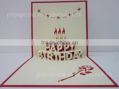 Viet Nam Girl 3d pop up greeting card