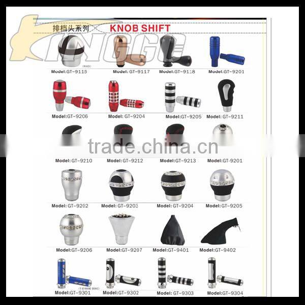 Original Brand Black Leather Racing Shift Knob Gear