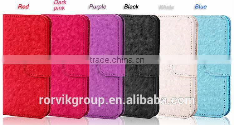 Hot 2 in 1 Premium PU Leather Wallet Purse Case for Apple iphone 4S with Flip Cover