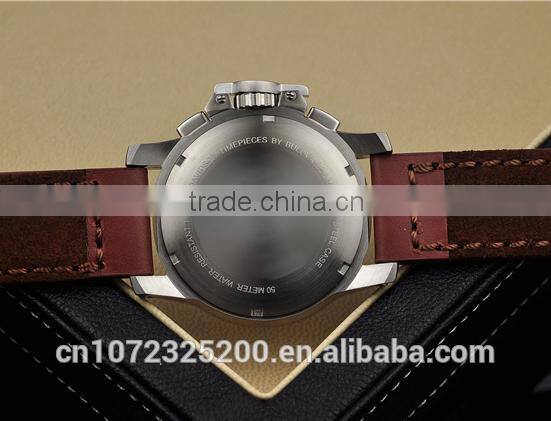 Waterproof Quality men BOSCEN factory direct prices 3ATM water resitant stainless steel man sport watch