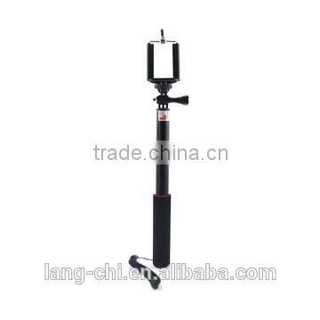Factory direct sale camera mobilephone accessories Monopod with Tripod selfie stick