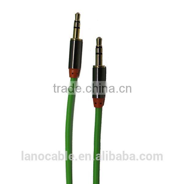 male / male audio cable jack 3.5 mm tpe for speaker