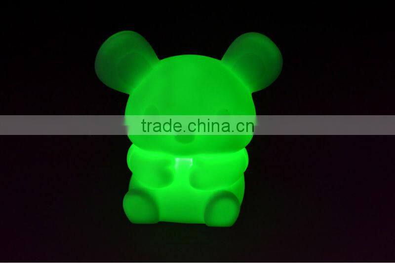 LED light base table decorations for little bear led lamp