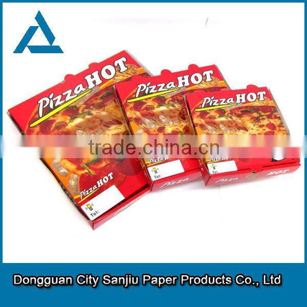 customized wholesale motorcycle corrugated delivery pizza boxes