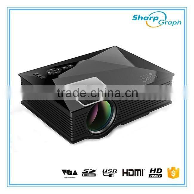 2016 UNIC Mini HDMI LED Digital Wifi Proyectores UC46 Mobile Phone Home Small Video Projector