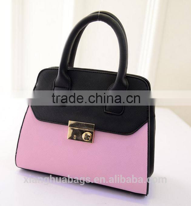 New PU leather hand bags for woman from china factory
