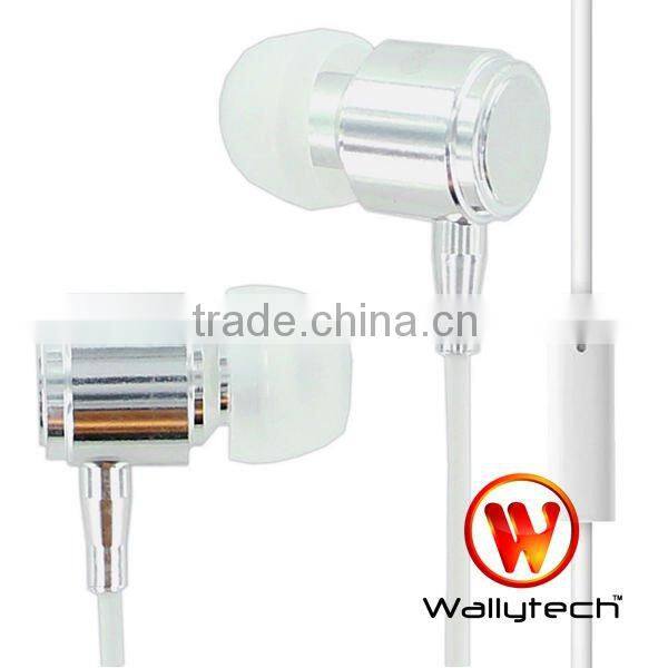 Wallytech Colorful Metallic Stereo in-Ear Earphone
