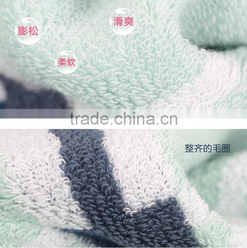 100% cotton bright colored bath towel yarn-dyed two color woven bath towel