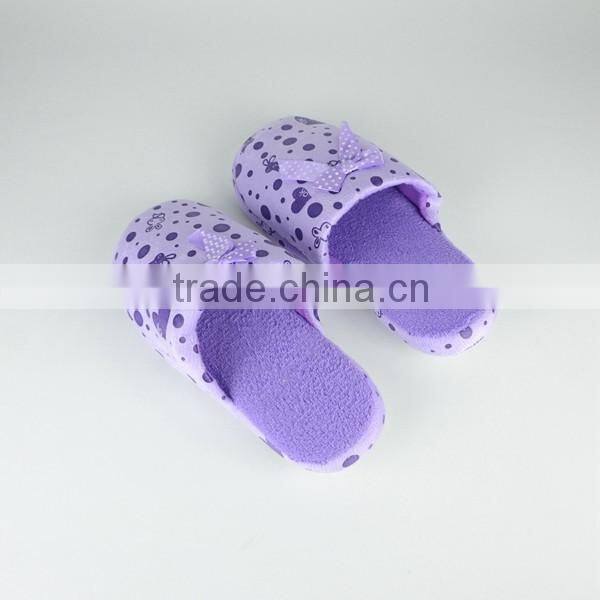 Colorful winter women home floor slipper, indoor slipper ladies shoes
