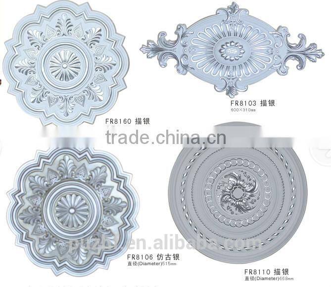 HG7001 Factory price exterior and Interior decorative PU foam cornice moulding