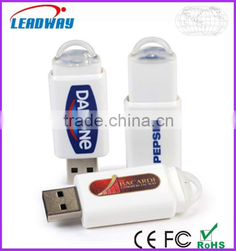 Cheapest retractable glide usb flash drive 32 gb with key chain