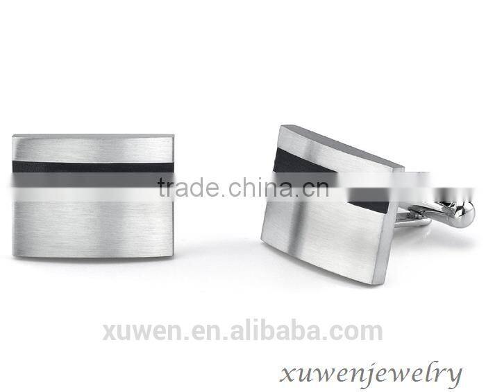 inlay carbon fiber suits 316l stainless steel cufflinks for men