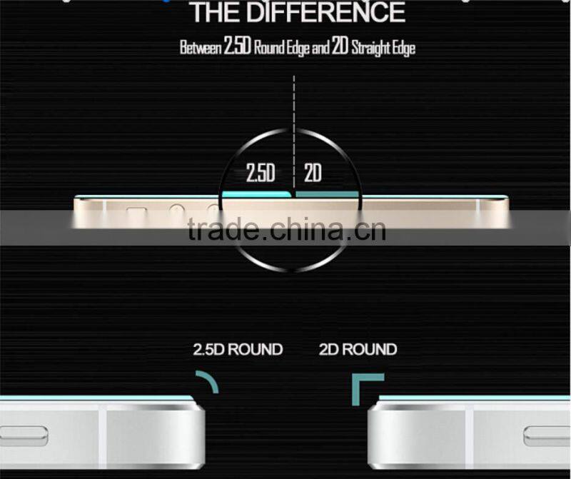 Factory supplier For Micromax A120 0.33mm&0.26mm 9H 2.5D Tempered Glass Screen Protector