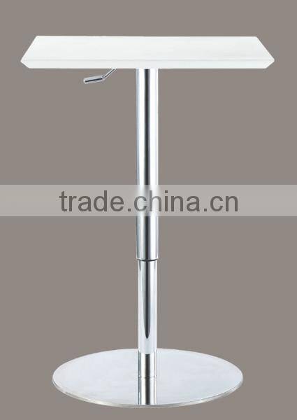 adjustable Stainless Steel base bar height table (NH2608)
