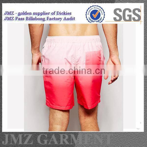 wholesale custom OEM polyester beach shorts swimwear for young teen boys your own design new products 2016 low moq Alibaba
