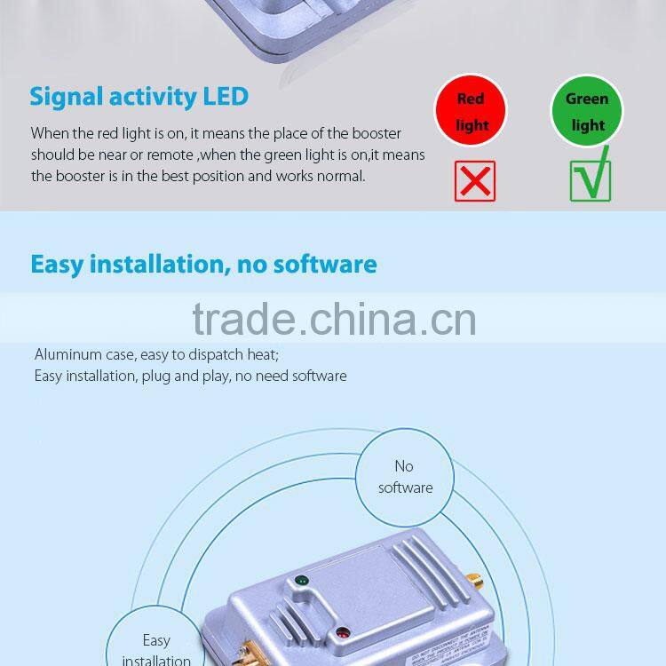 2400Mhz mini wifi signal booster china Silver with LCD display