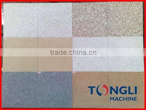 The clear-cut and high useful terrazzo tile making machine