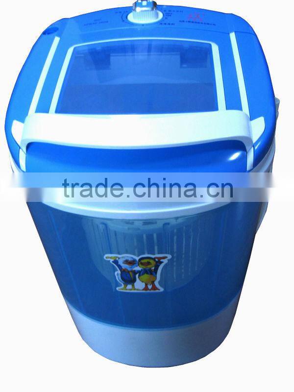 3.0kg single tub semi automatic mini baby washing machine with dryer