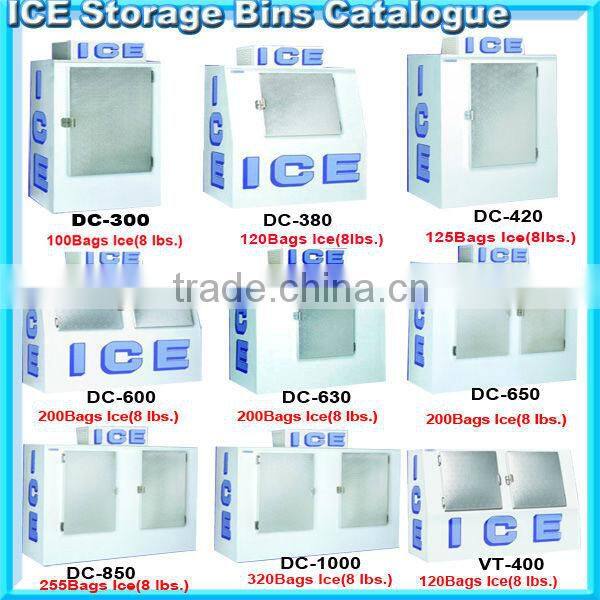 Solid door bagged ice storage bin DC-630