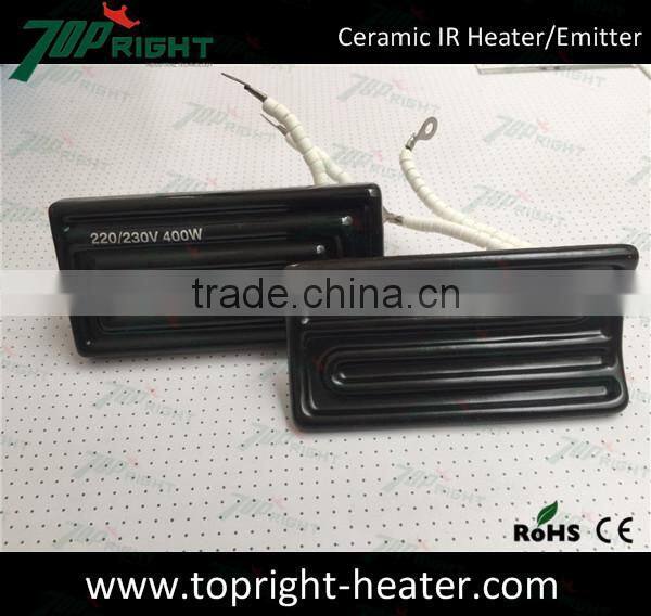 Industrial Ceramic Infrared Heater With Thermocouple