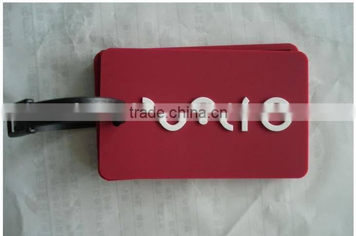 Canada Flag Logo Customized PVC Travel Name Tag