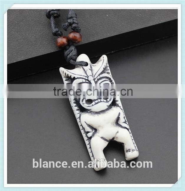 resin tiki statuette Hawaiian God small figurine