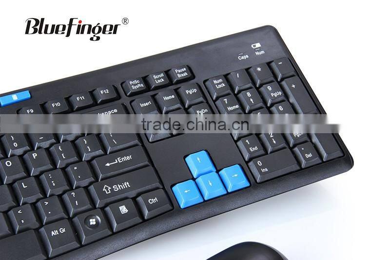 Shenzhen Factory Dual Multimedia 2.4G wireless keyboard and mouse