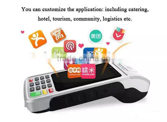Android Handheld POS with RFID,GPRS,Printer,Camera