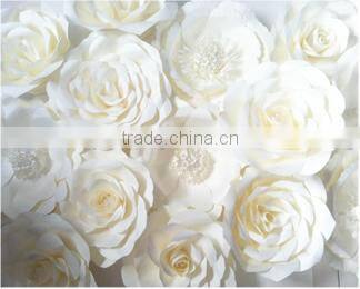 Hot Sale Wedding Decoration big Wall Paper Flowers