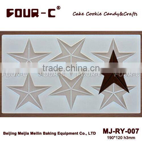 Star chocolate mold chocolate decorating tools silicone mold