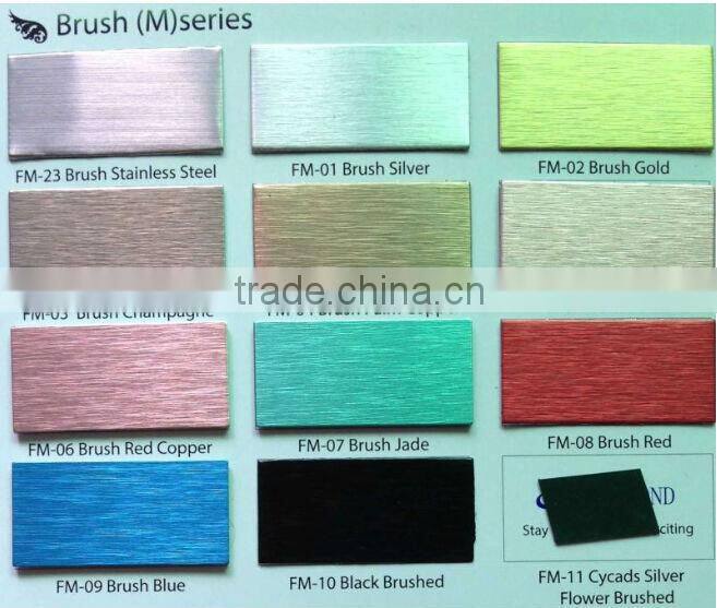 No.1 Brush Aluminum Composite Panel for decoration