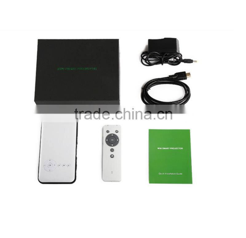 Mini Mobile DLP M6 Projector Android 4.4 smart Bluetooth 4.0 Quad Core led lamp DLP projector Full HD 1080P